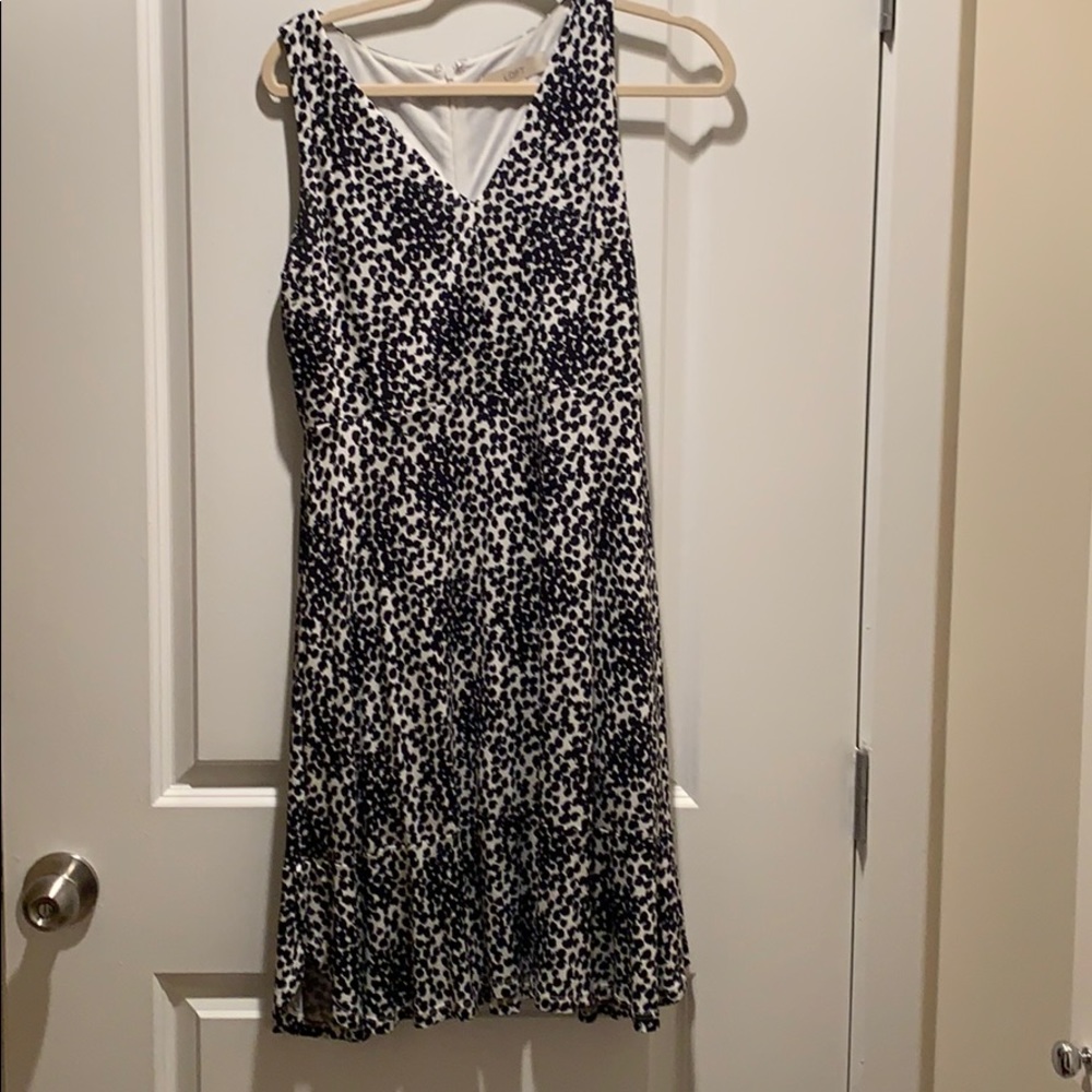 Patterned LOFT dress - barely worn